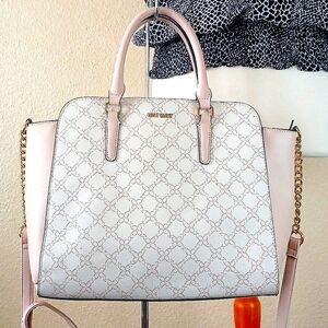 Nine West Duval crossbody handbag tote caryall pink bag